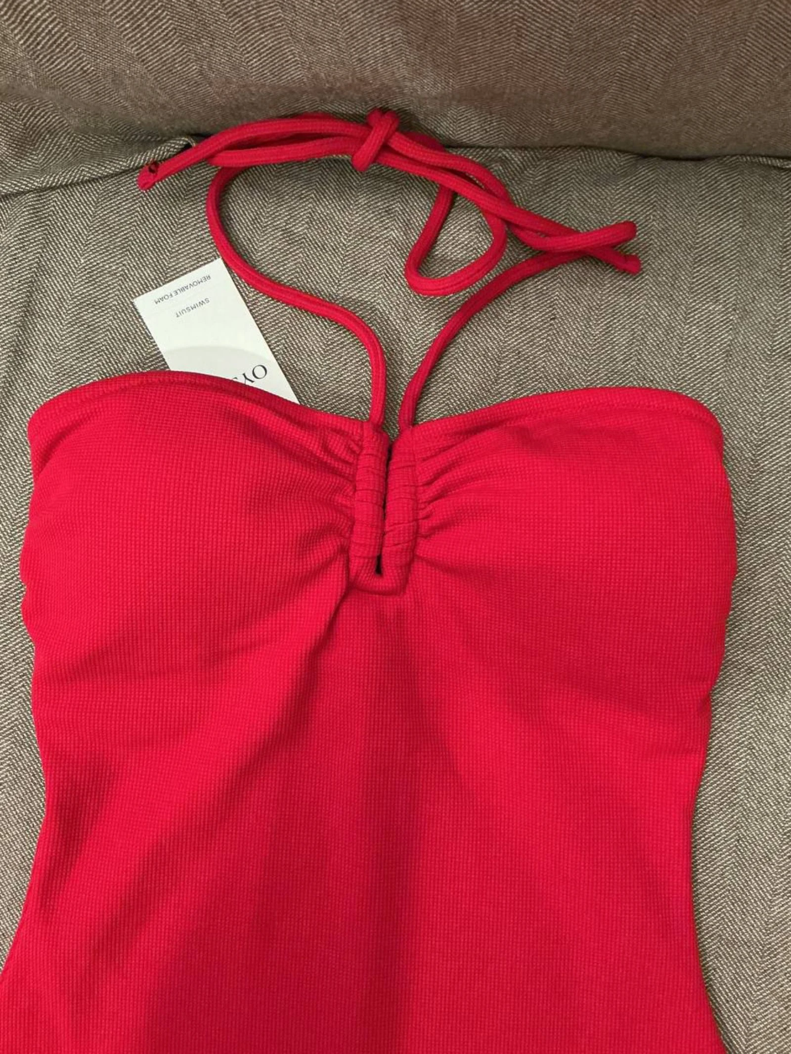 Maiô 1 Peça Feminino Oysho Vermelho Tamanho 36 – photo 5
